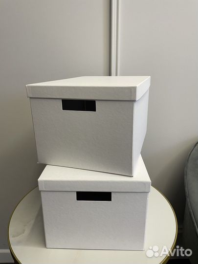 Коробка икеа белая