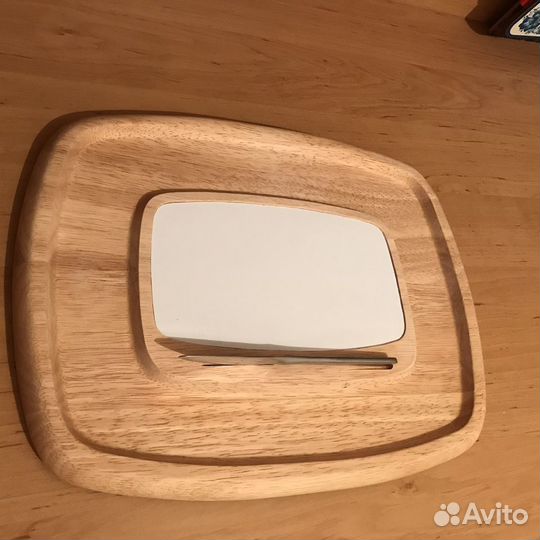 Тарелка сервировочная для сыра новая