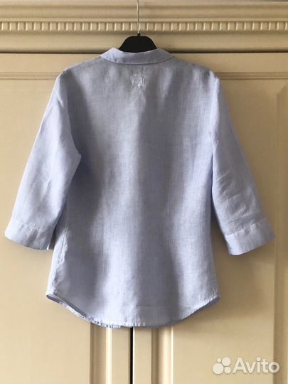 Льняная блуза рубашка 120 lino, Италия