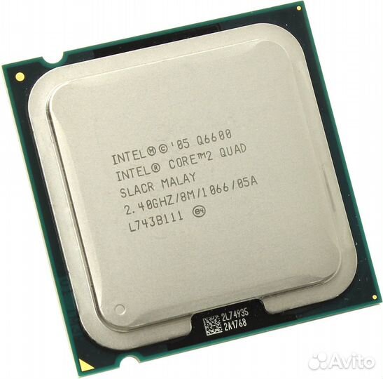 Intel core 2 quad Q6600 (4х2.4 GHz, сокет 775)