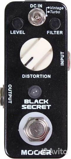 Педаль эффектов Distortion Mooer Black Secret
