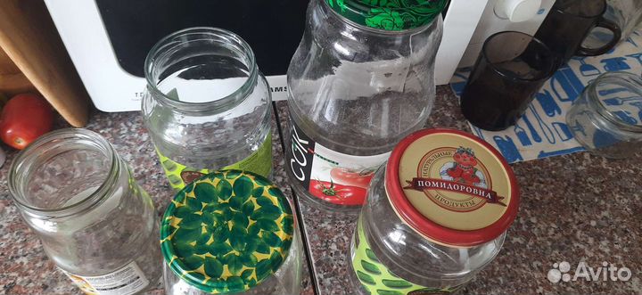 Банки стеклянные разные