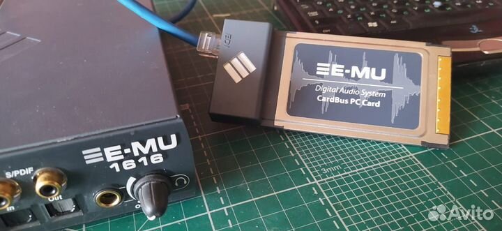 Звуковая карта E-MU 1616 + ноут