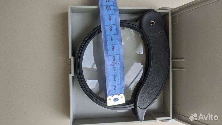 Лупа СССР большая с раскладной ручкой