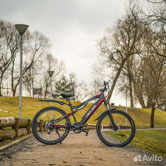 Электровелосипед whte siberia camry X 500W