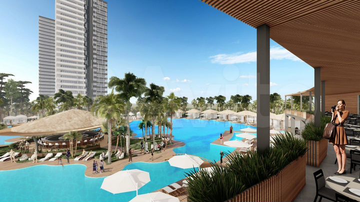 Квартира-студия, 47 м² (Кипр)