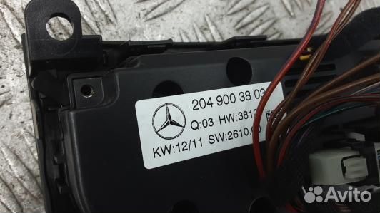 Блок управления печки и климат-контроля mercedes b