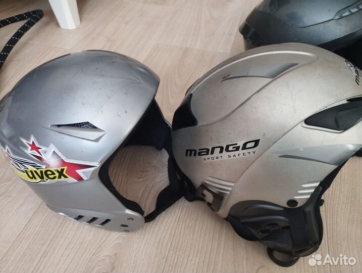 Шлемы горнолыжные 53-59 для сноуборда, очки