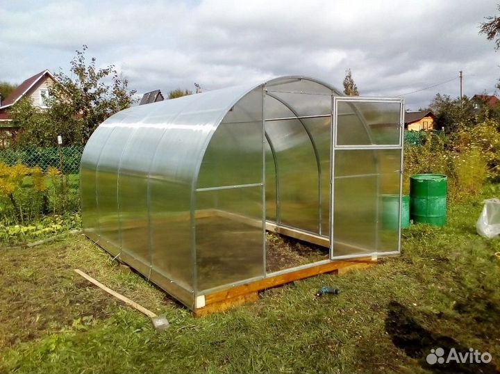 Теплицы в наличии (каркас + поликарбонат)