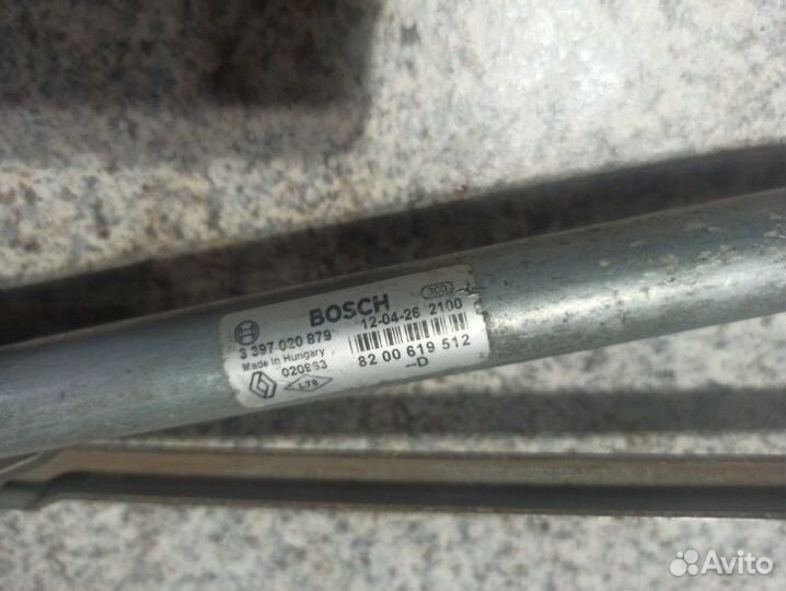 Трапеция дворников Renault duster