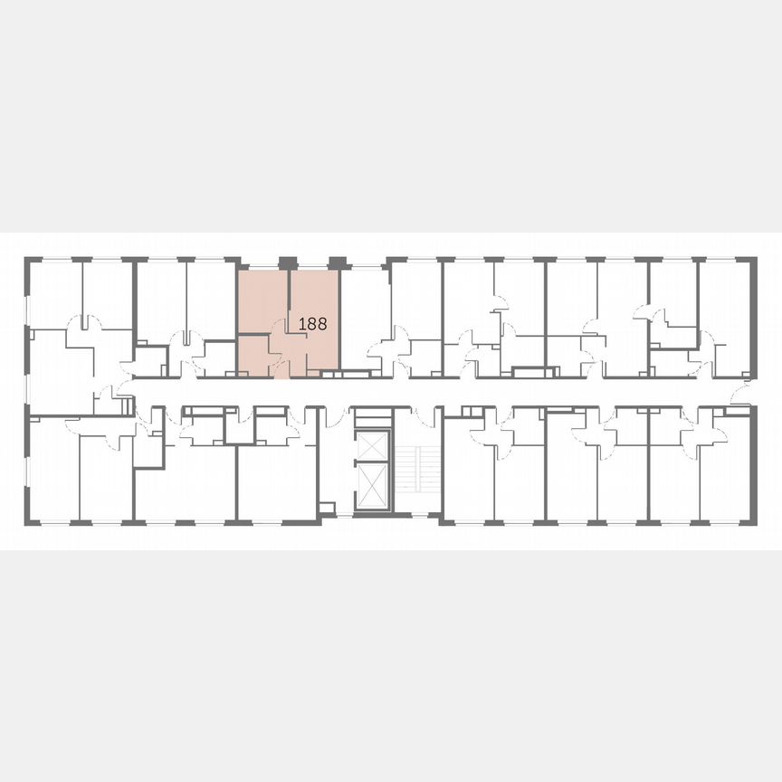 1-к. апартаменты, 34,8 м², 6/11 эт.