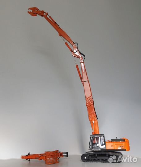 1/50 экскаватор Hitachi разрушитель 2 в 1