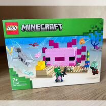 Lego Minecraft 21247 The Axolotl House Новый