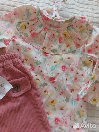Комплект блузка и юбка для девочки