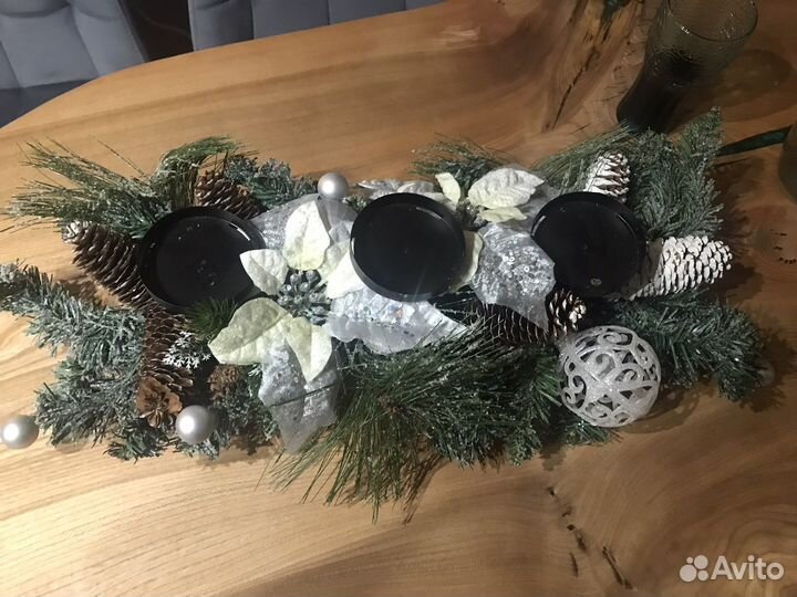 Подсвечник новогодний