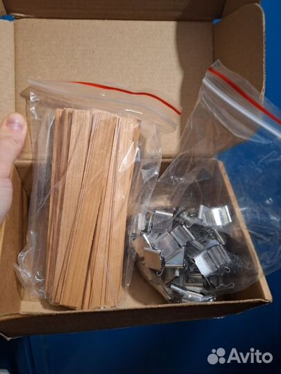 Деревянные фитили 85 штук