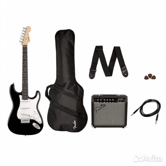 Электрогитара fender squier MM strat pack (комплек