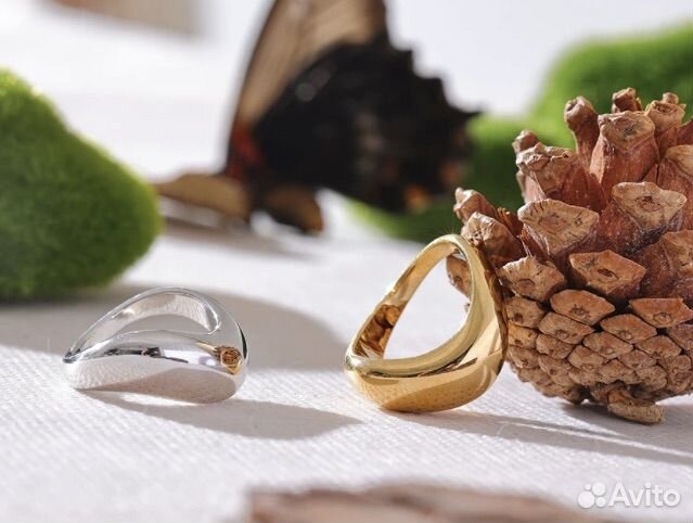 Как lime Объемные ассиметричные кольца 17р