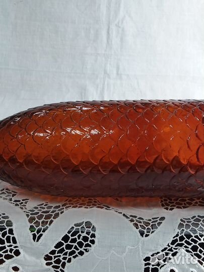 Бутыль стеклянная старинная