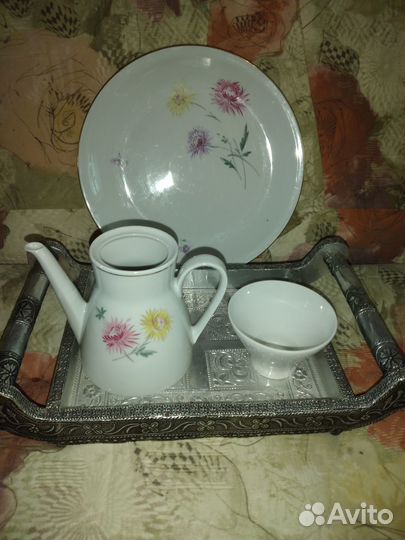 Остатки сервизов:freiberger porzellan и 