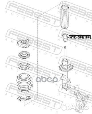 Отбойник переднего амортизатора hyundai santa F