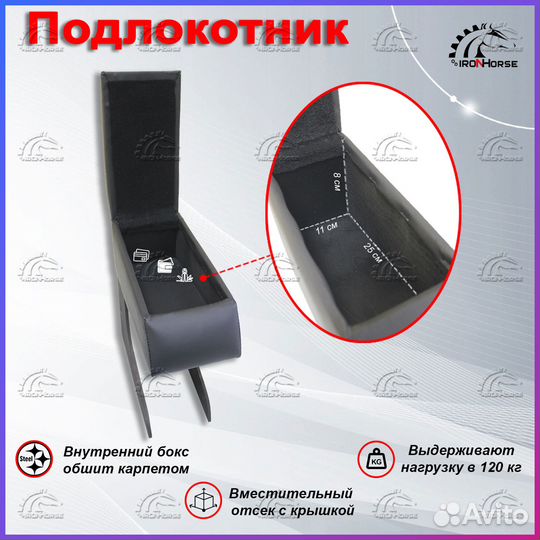 Подлокотник Шевроле Ланос/Дэу Матиз/Фиат Альбеа