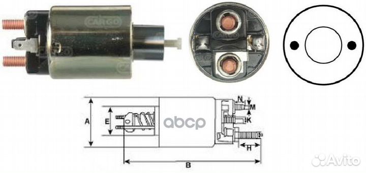 133288c реле втягивающее Suzuki Vitara, Nissan