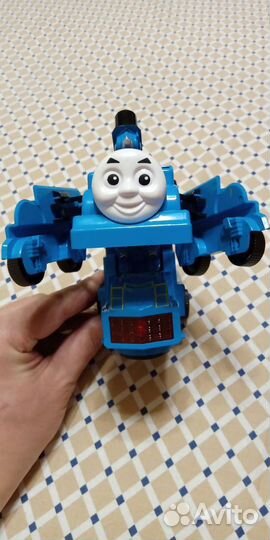 Детские игрушки паровозик трансформер