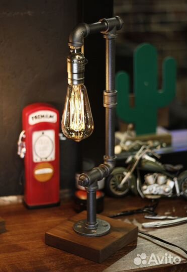 Декоративные настольные лампы лофт