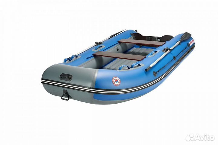 Лодка mishimo lite 360 сине-серая