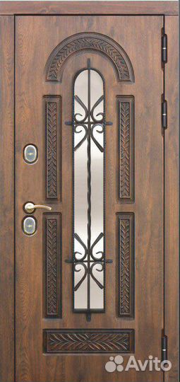 Дверь с терморазрывом vitra винорит патина