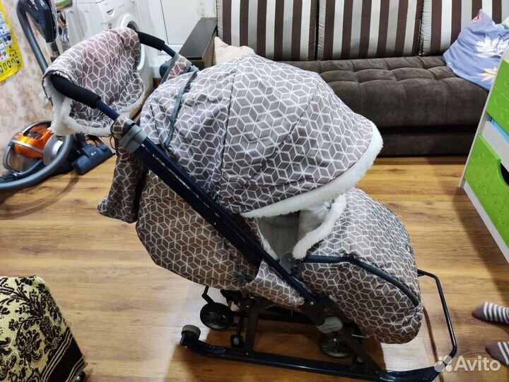 Санки коляска ника 7-1б