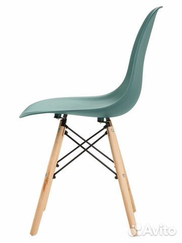 Стул в стиле eames DSW, темно-зеленый