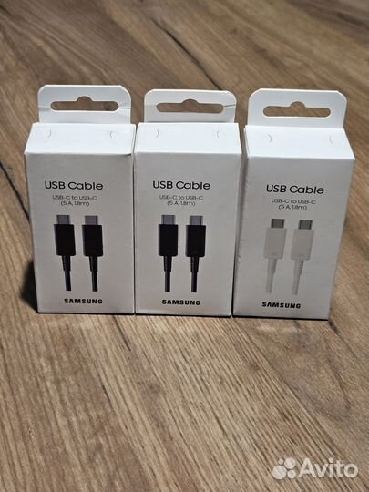 Кабель Samsung USB Cable USB-C to USB-C 5A 1.8м