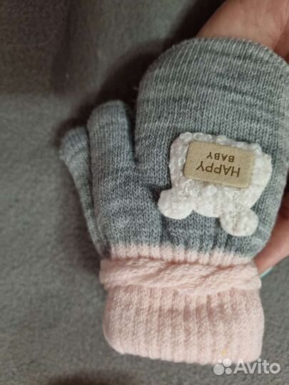 Варежки зимние детские