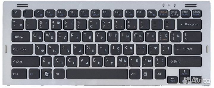 Клавиатура Sony vaio VGN-SR19VN с серой рамкой, OE