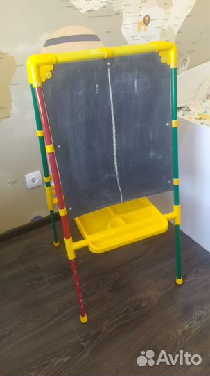 Доска мольберт для рисования двусторонняя