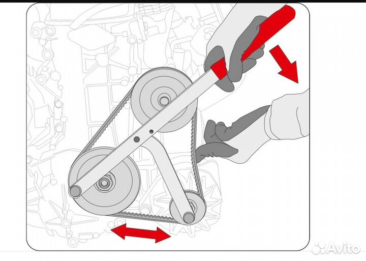 Ключ для шкива