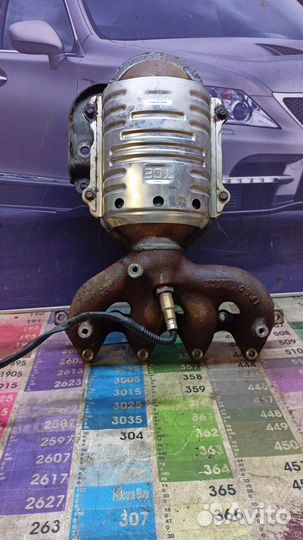 Выпускной коллектор на kia rio 2