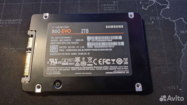 SSD 2TB Samsung 860 EVO