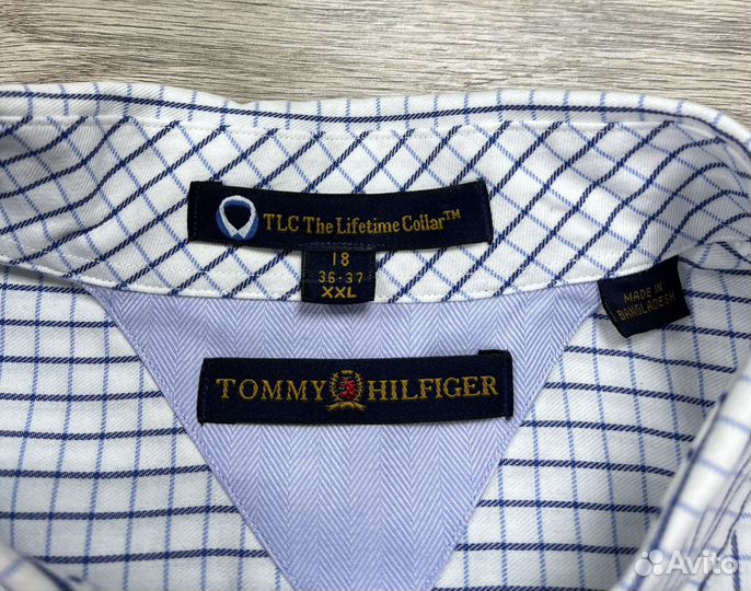 Мужская лёгкая фланелевая рубашка Tommy Hilfiger