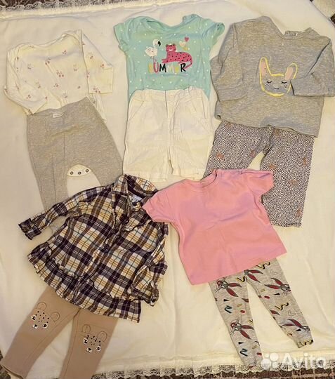 Пакет вещей для девочки 3-12 мес