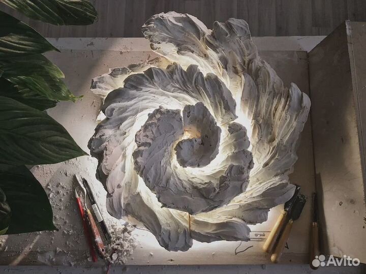 Барельеф / Панно wave Светильник