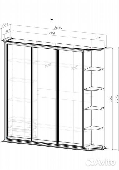 Шкаф купе на заказ