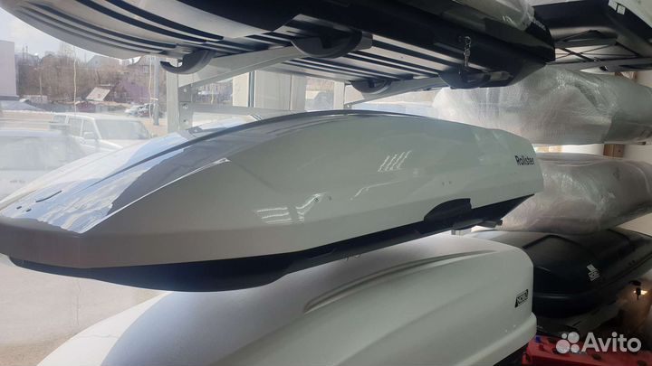 Автобокс 450л Rollster белый глянец