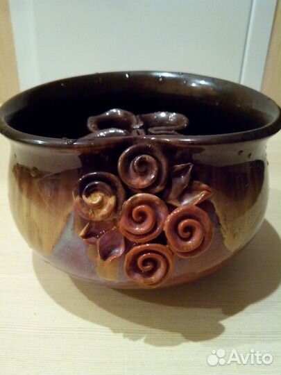 Ваза цветная Гжель, СССР