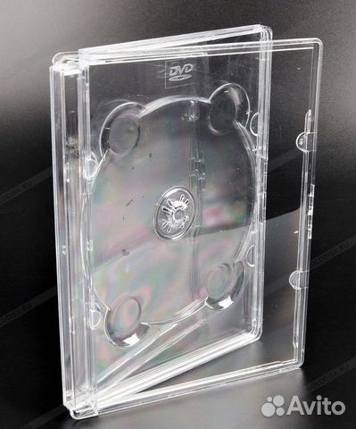 Коробки боксы прозрачные для CD/DVD и мини mini