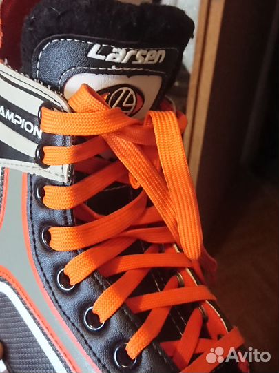 Коньки хоккейные ларсен 34