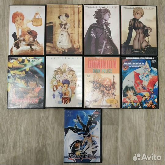 DVD Анимэ мультфильмы Лот 9 шт