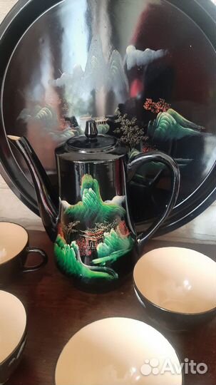 Антикварный сервиз старый китай